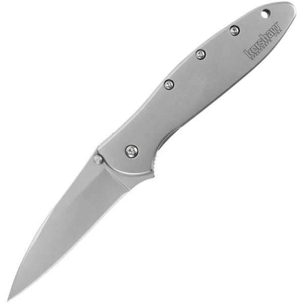 Kershaw Leek A/O Silver KS1660 Aluminum Handles *FREE SHIPPING*