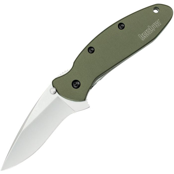 Kershaw Scallion Olive KSX1620OLB Anodized Aluminum Handles BLEMISHED *FREE SHIPPING*