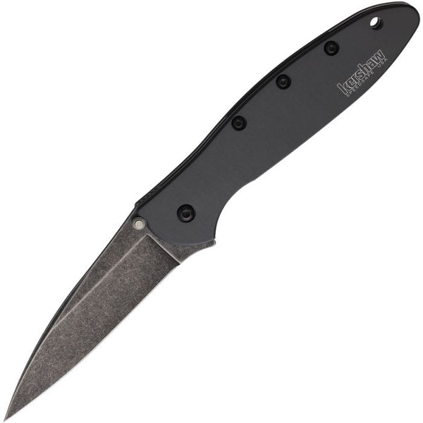 Kershaw Leek Dark Grey KSX1660GRYBWB Dark Grey Aluminum Handles BLEMISHED *FREE SHIPPING*