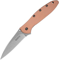 Kershaw Leek Copper KS1660CU Solid Copper Handles *FREE SHIPPING*