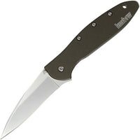 Kershaw Leek Olive KS1660OLB Anodized Aluminum Handles BLEMISHED *FREE SHIPPING*