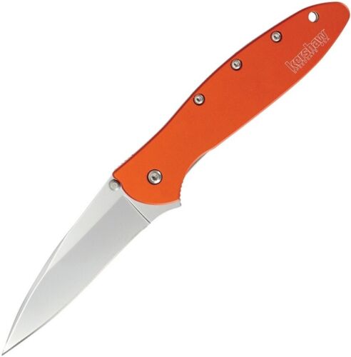 Kershaw Leek Orange KS1660OR Anodized Aluminum Handles *FREE SHIPPING*