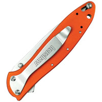 Kershaw Leek Orange KS1660OR Anodized Aluminum Handles *FREE SHIPPING*