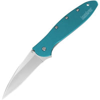 Kershaw Leek Teal KS1660TEAL Anodized Aluminum Handles *FREE SHIPPING*